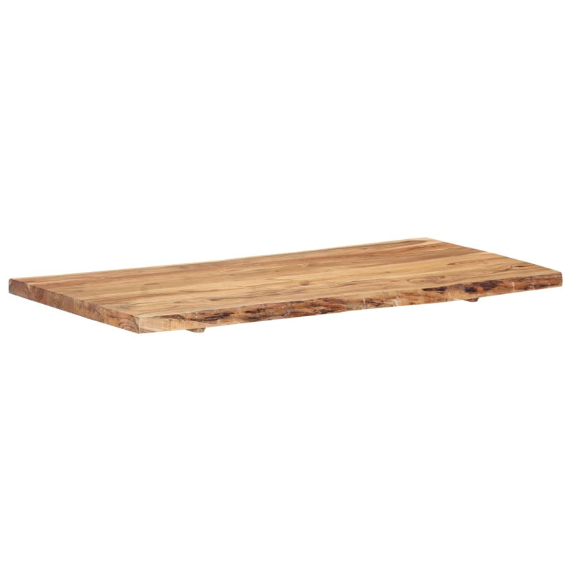 vidaXL tömör akácfa asztallap 118 x (50-60) x 3,8 cm