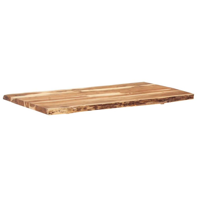 vidaXL tömör akácfa asztallap 118 x (50-60) x 3,8 cm