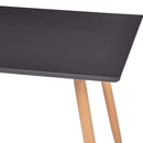 vidaXL tölgyszínű és szürke MDF étkezőasztal 120 x 60 x 74 cm