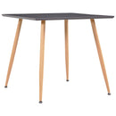 vidaXL tölgyszínű és szürke MDF étkezőasztal 80,5 x 80,5 x 73 cm