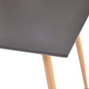 vidaXL tölgyszínű és szürke MDF étkezőasztal 80,5 x 80,5 x 73 cm