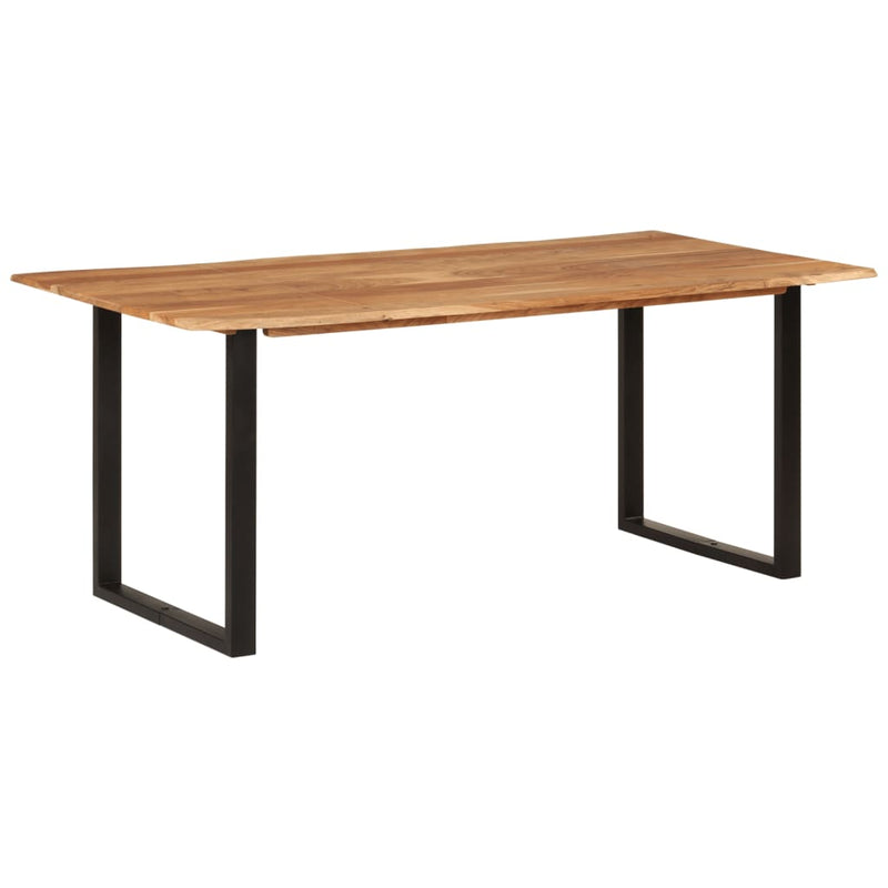 vidaXL tömör akácfa étkezőasztal 180 x 90 x 76 cm