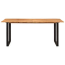 vidaXL tömör akácfa étkezőasztal 180 x 90 x 76 cm