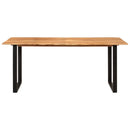 vidaXL tömör akácfa étkezőasztal 180 x 90 x 76 cm