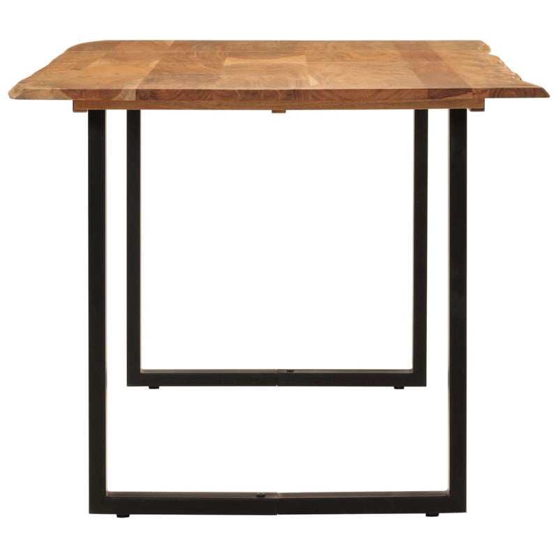 vidaXL tömör akácfa étkezőasztal 180 x 90 x 76 cm