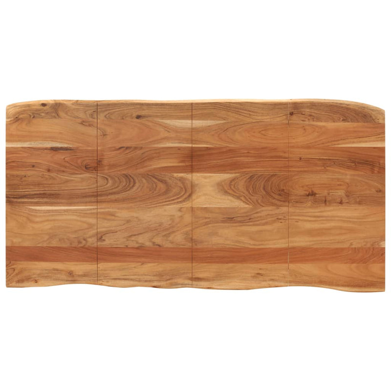 vidaXL tömör akácfa étkezőasztal 180 x 90 x 76 cm