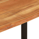 vidaXL tömör akácfa étkezőasztal 180 x 90 x 76 cm