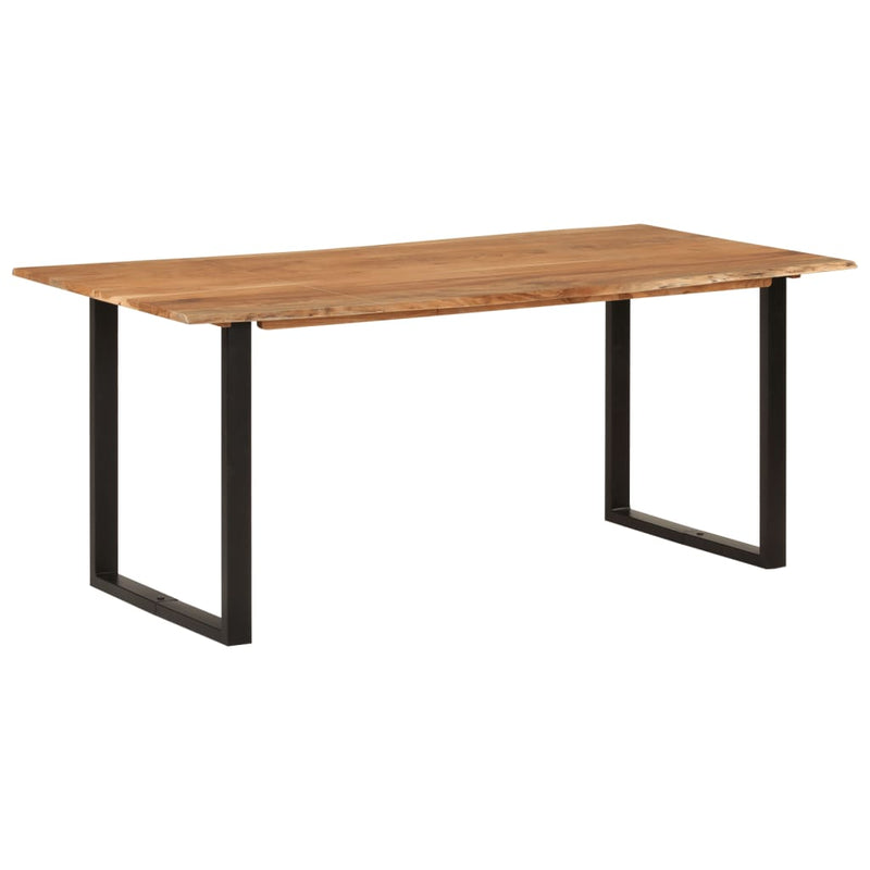 vidaXL tömör akácfa étkezőasztal 180 x 90 x 76 cm