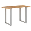 vidaXL tömör akácfa étkezőasztal 118 x 58 x 76 cm