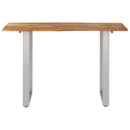 vidaXL tömör akácfa étkezőasztal 118 x 58 x 76 cm