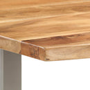 vidaXL tömör akácfa étkezőasztal 118 x 58 x 76 cm
