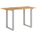 vidaXL tömör akácfa étkezőasztal 118 x 58 x 76 cm