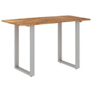 vidaXL tömör akácfa étkezőasztal 118 x 58 x 76 cm