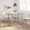 vidaXL tömör akácfa étkezőasztal 118 x 58 x 76 cm