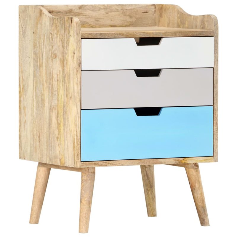 vidaXL tömör mangófa éjjeliszekrény 47 x 35 x 63 cm