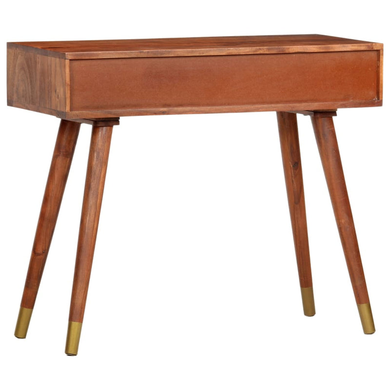 vidaXL tömör akácfa tálalóasztal 90 x 35 x 76 cm