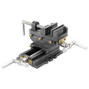 vidaXL kézi működtetésű kereszttengelyes satu 70 mm