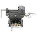 vidaXL kézi működtetésű kereszttengelyes satu 70 mm