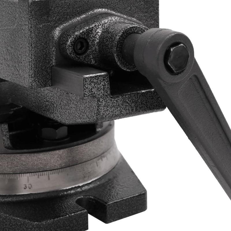 vidaXL kéttengelyes dönthető satu 100 mm