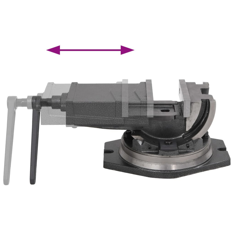 vidaXL kéttengelyes dönthető satu 160 mm