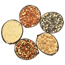 vidaXL 10 darab töltött fél kókuszdió madáreledel 290 g