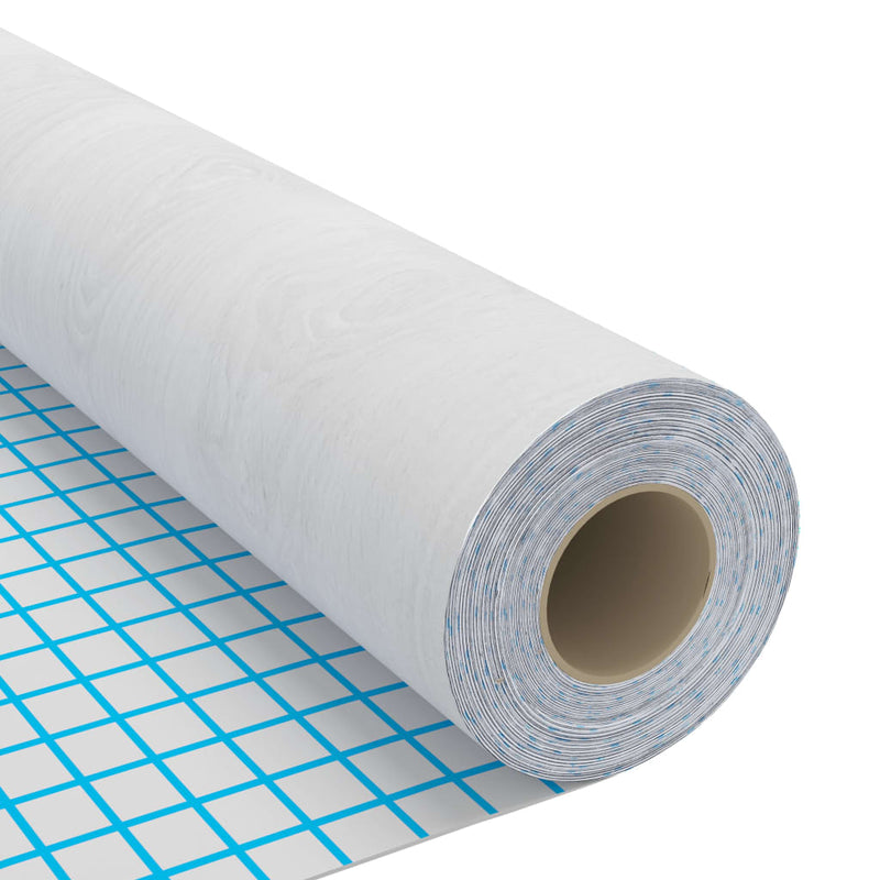 vidaXL fehér faszínű öntapadó PVC bútorfólia 500 x 90 cm