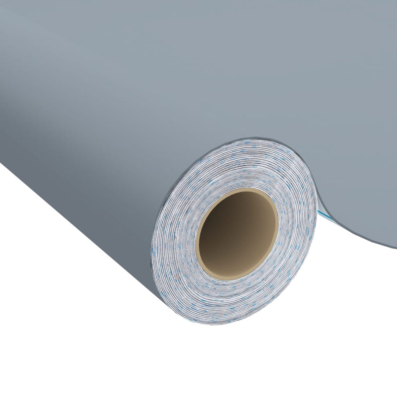vidaXL szürke öntapadó PVC bútorfólia 500 x 90 cm