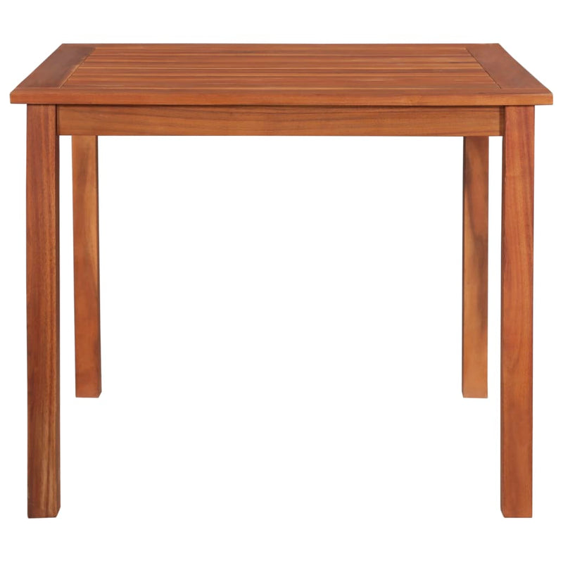 vidaXL tömör akácfa kerti asztal 85 x 85 x 74 cm