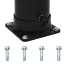 vidaXL fekete szolárzuhany 214 cm 20 L