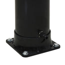 vidaXL fekete szolárzuhany 214 cm 20 L