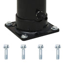 vidaXL fekete szolárzuhany 220 cm 20 L