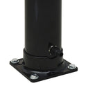 vidaXL fekete szolárzuhany 220 cm 20 L