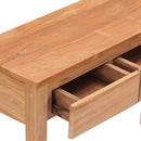 vidaXL tömör tíkfa tálalóasztal 110 x 35 x 75 cm
