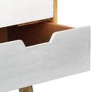 vidaXL tömör mangófa tálalószekrény 85 x 40 x 71 cm