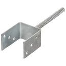 vidaXL 6 db ezüstszínű horganyzott acél kerítéshorgony 8 x 6 x 30 cm