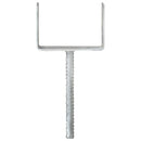 vidaXL 6 db ezüstszínű horganyzott acél kerítéshorgony 14 x 6 x 30 cm