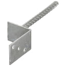 vidaXL 6 db ezüstszínű horganyzott acél kerítéshorgony 8 x 6 x 30 cm