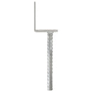vidaXL 6 db ezüstszínű horganyzott acél kerítéshorgony 8 x 6 x 30 cm