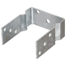 vidaXL 12 db ezüstszínű horganyzott acél kerítéshorgony 12x6x15 cm