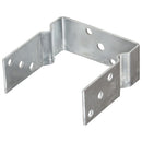 vidaXL 6 db ezüstszínű horganyzott acél kerítéshorgony 14 x 6 x 15 cm
