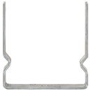 vidaXL 6 db ezüstszínű horganyzott acél kerítéshorgony 14 x 6 x 15 cm