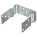 vidaXL 12 db ezüstszínű horganyzott acél kerítéshorgony 14 x 6 x 15 cm