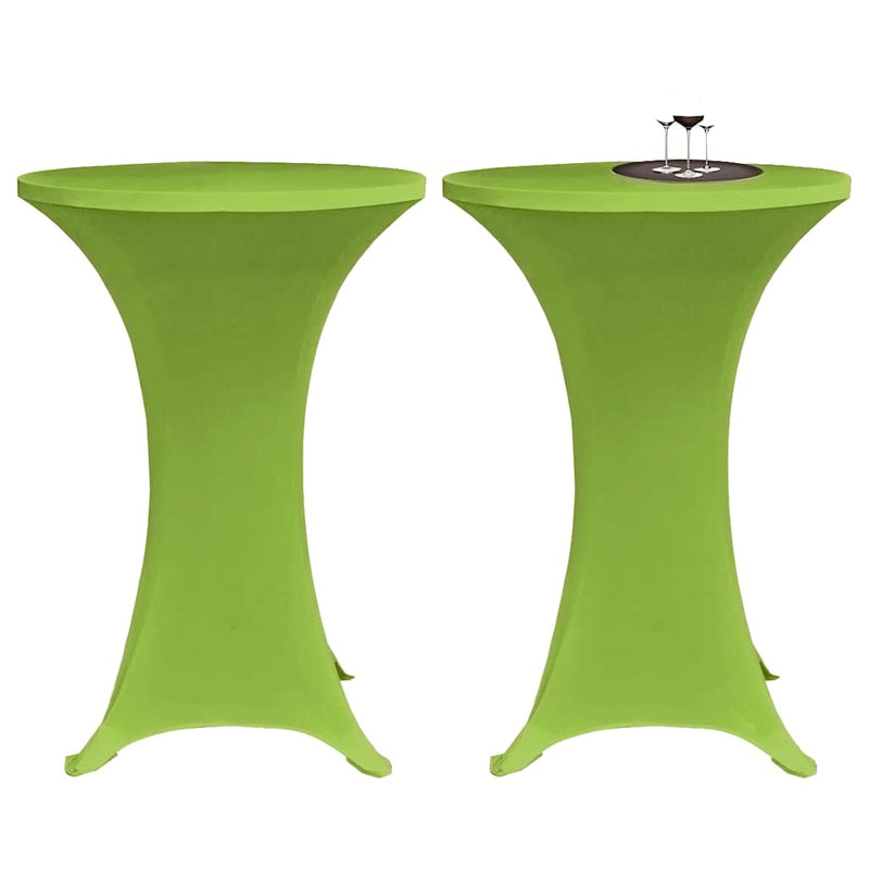 vidaXL 4 db zöld sztreccs asztalterítő 60 cm