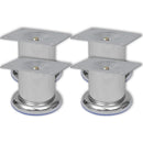 vidaXL 8 db kerek króm kanapéláb 60 mm