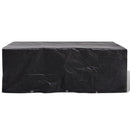 vidaXL 2 db 8 személyes polyrattan szett huzat 10 lyukkal 229 x 113 cm