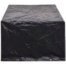 vidaXL 2 db 4 személyes polyrattan szett huzat 8 lyukkal 180 x 140 cm