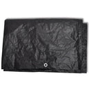 vidaXL 2 db 8 személyes polyrattan szett huzat 10 lyukkal 300 x 140 cm