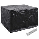vidaXL 2 db kerti bútor huzat 8 fűzőlyukkal 135 x 135 x 90 cm