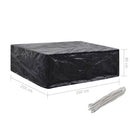 vidaXL 2 db kerti bútor huzat 8 fűzőlyukkal 250 x 210 x 90 cm