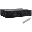vidaXL 2 db kerti bútor huzat 8 fűzőlyukkal 218 x 77 x 55 cm